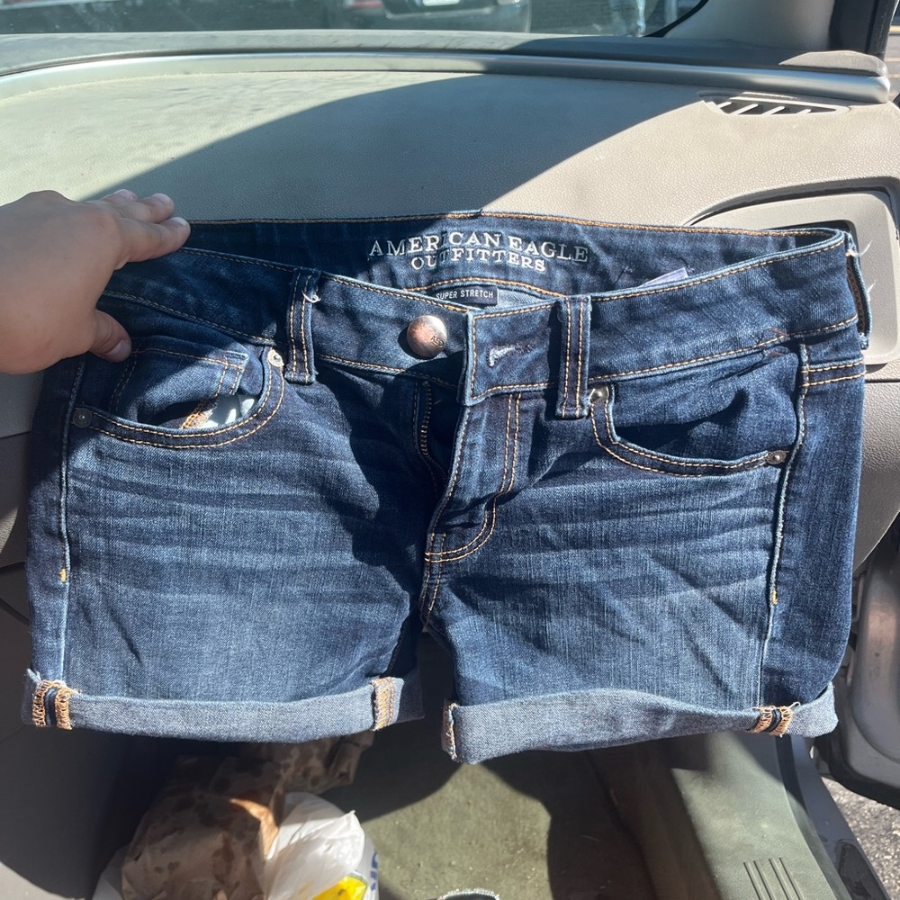 Never worn American eagle jean shorts
